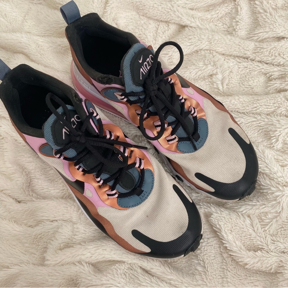 Nike Air Max 270 Metallic Bronze sneakers sz 8 - Picture 2 of 7